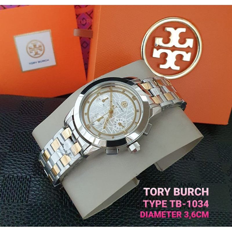 Gold tory burch watch discount