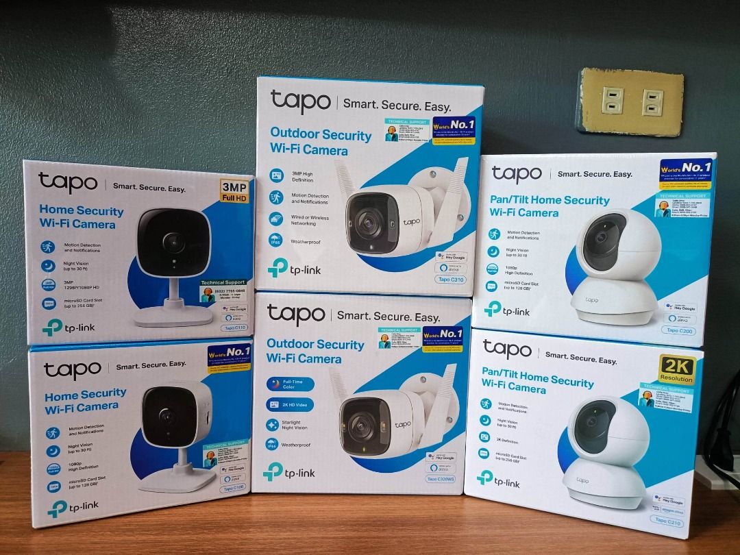 TPLINK Tapo Home Security WiFi Camera Motion Detection, Furniture & Home Living, Security