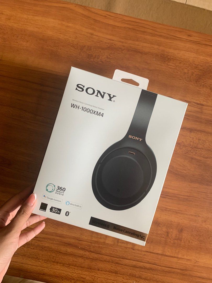 Sony Wh1000 Xm-4 (Black) , Audio, Headphones & Headsets On Carousell