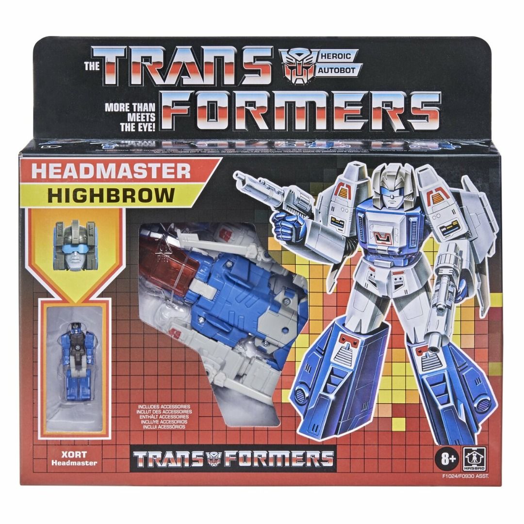 Transformers Generations Retro Headmasters Set of 4 Brainstorm