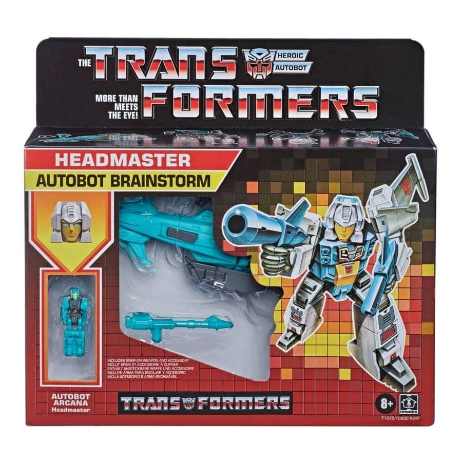 Transformers Generations Retro Headmasters Set of 4 Brainstorm