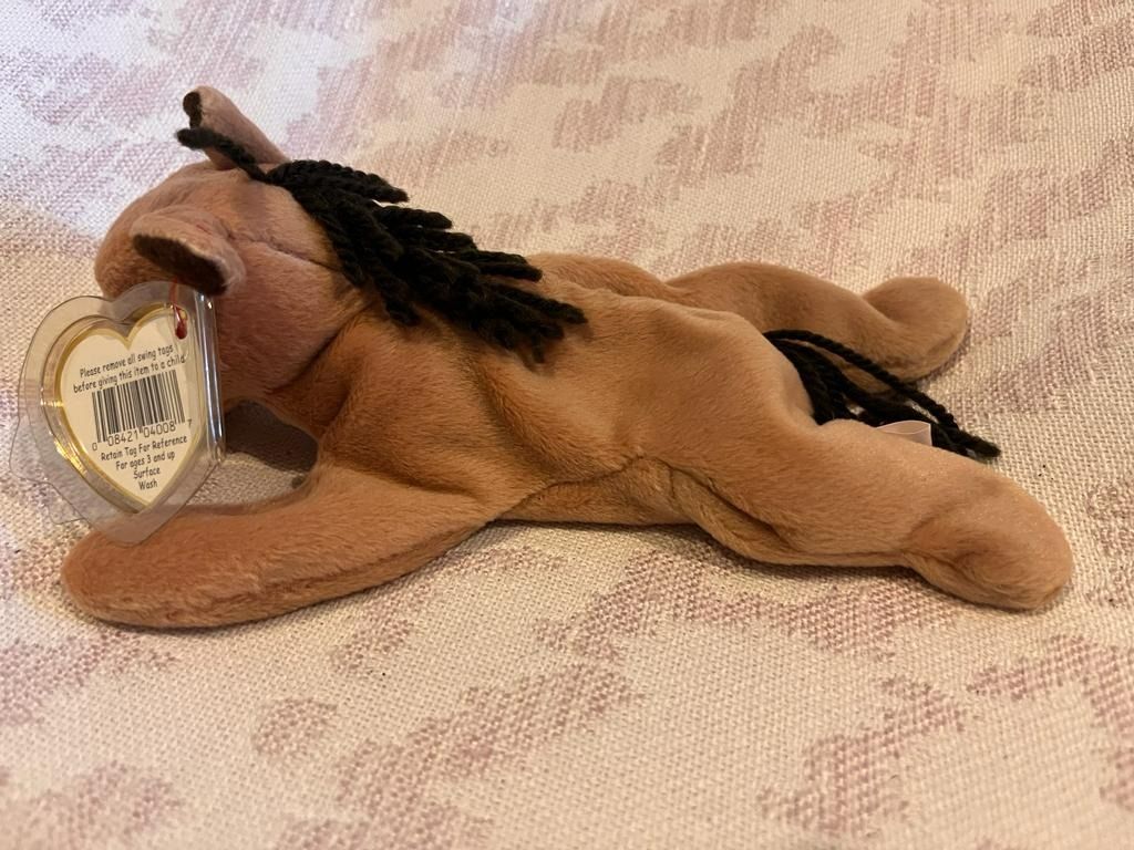 TY Beanie Baby DERBY the Horse with star yarn mane 8 inch