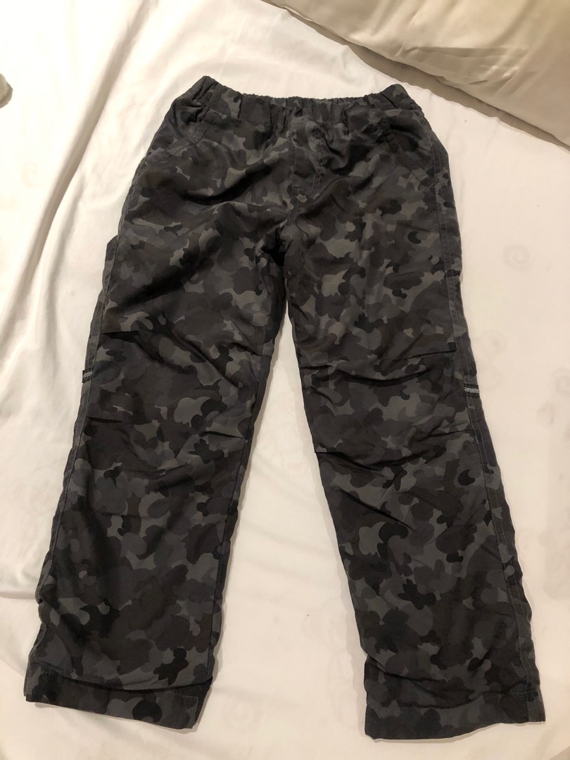 uniqlo size s kids cargo ski pants Babies Kids Babies Kids Fashion on Carousell