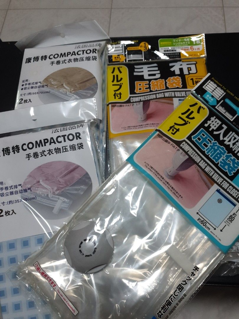 Vacuum Bag, Health & Nutrition, Face Masks & Face Shields on Carousell