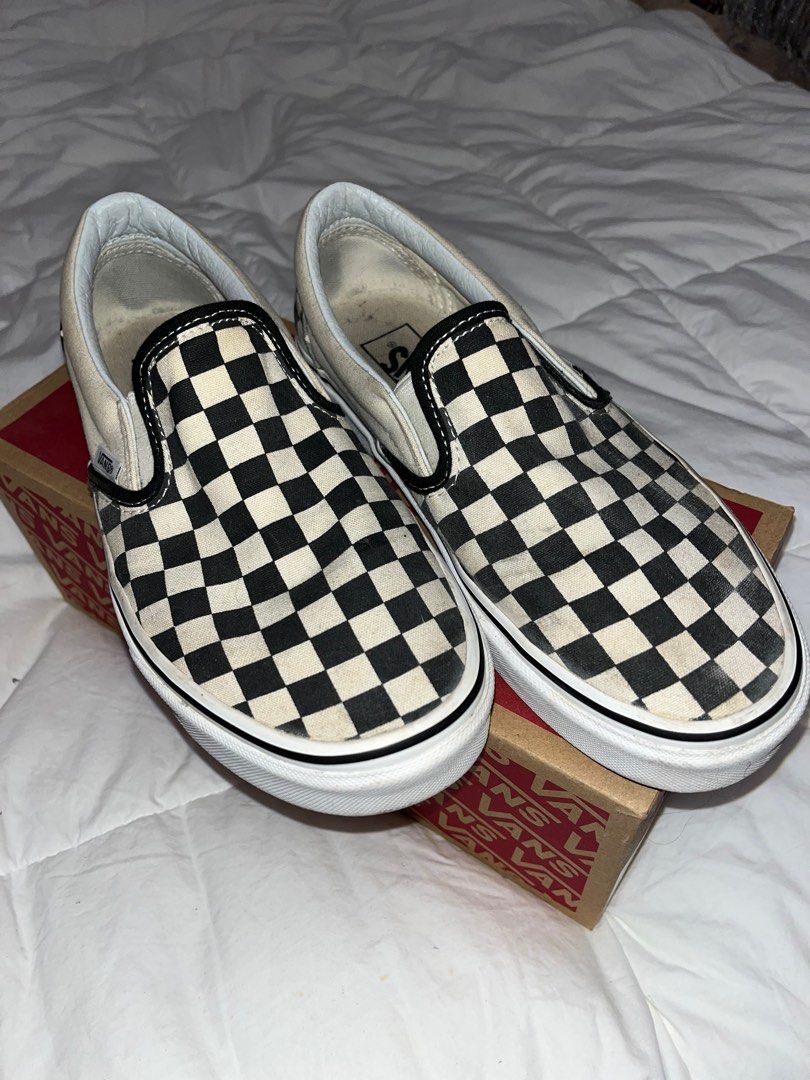 Womens discount plaid vans