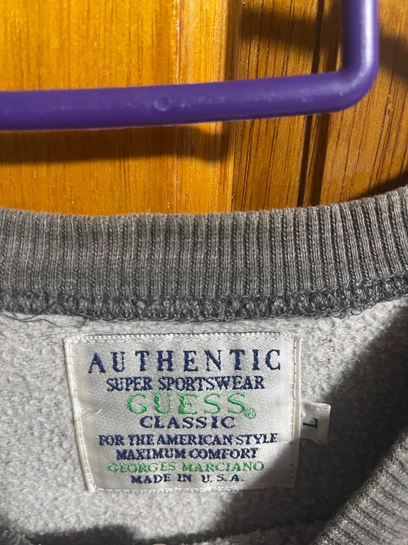 Vintage Guess USA sweater Men s Fashion Tops Sets Hoodies on