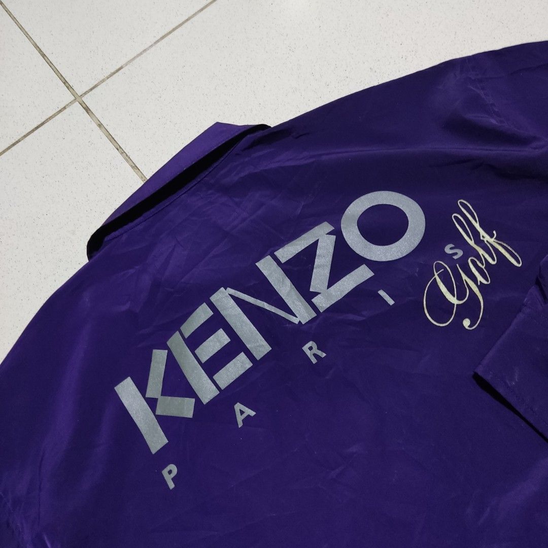 Vintage KENZO Golf Harrington Jacket, Men's Fashion, Coats, Jackets and