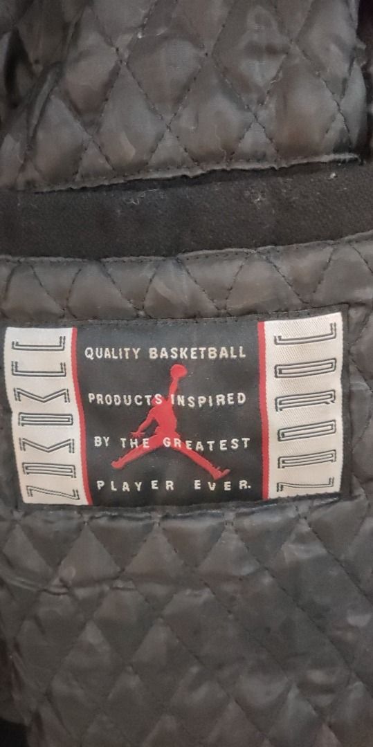 genuine leather nike jordan coats & jackets