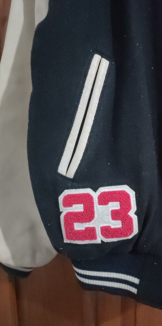 genuine leather nike jordan coats & jackets