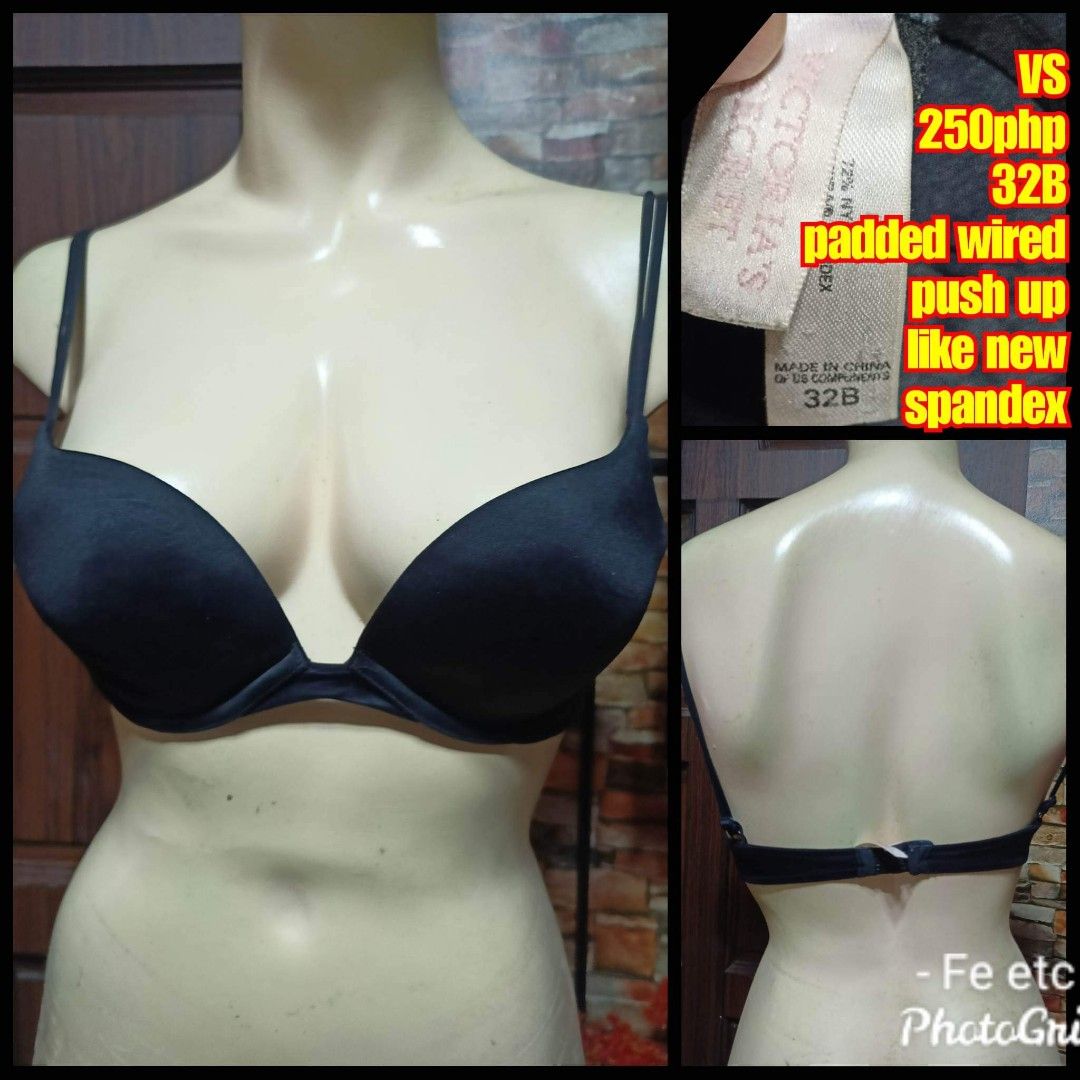 VS 32B push up bra, Women's Fashion, Undergarments & Loungewear on Carousell