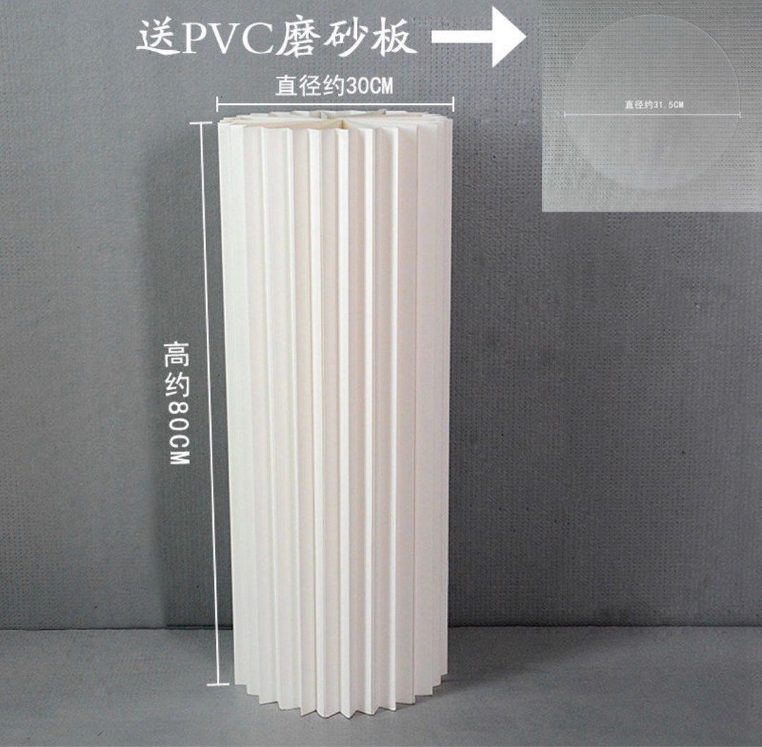 Wedding folding cylindrical table paper Roman column folding column ...