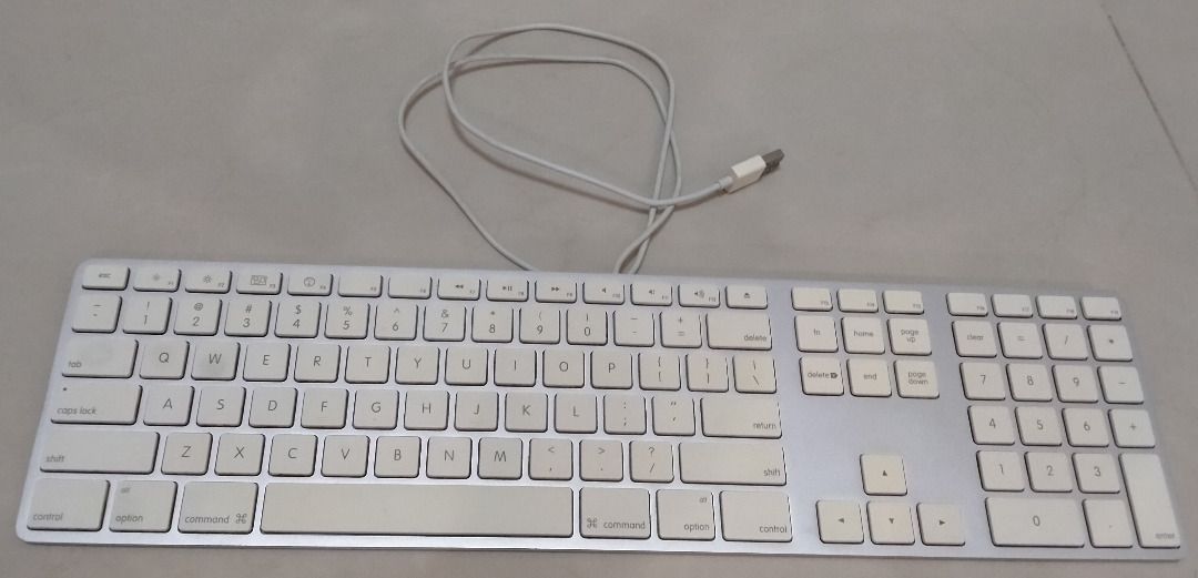 Wired Mac keyboard, Computers & Tech, Parts & Accessories, Computer ...