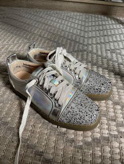 Christian Louboutin - Loubi Kraft Patent PVC High Top Sneakers 39