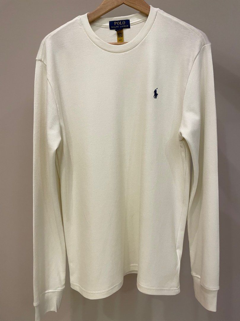 WTS POLO RALPH LAUREN COTTON KNIT WAFFLE LONG SLEEVES