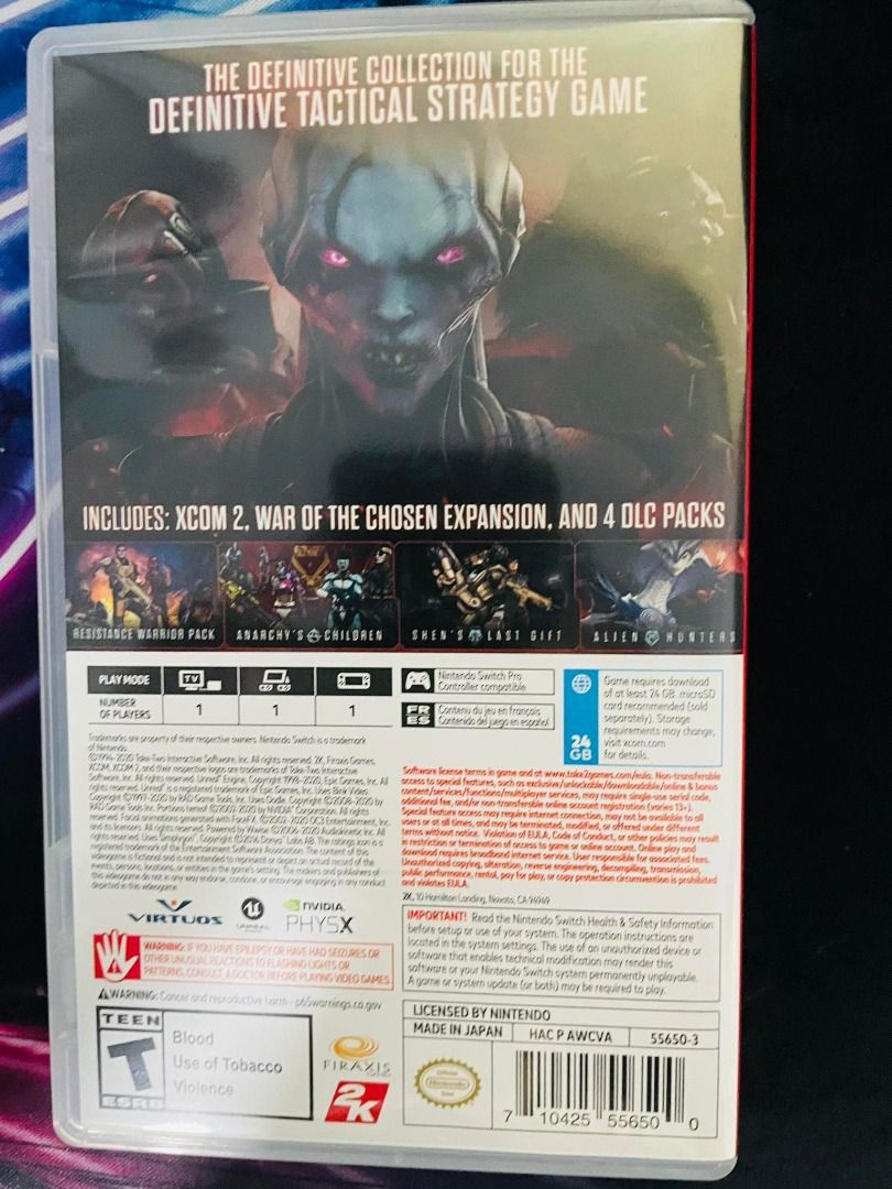 Xcom2 Collection - Switch Game, Video Gaming, Video Games, Nintendo on ...