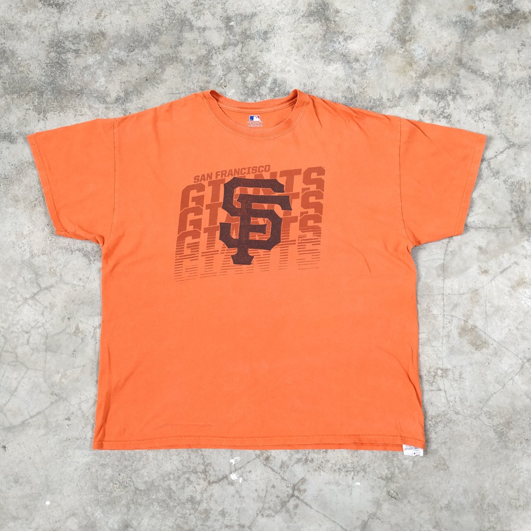 NIKE orange san francisco giants baseball t-shirt. - Depop