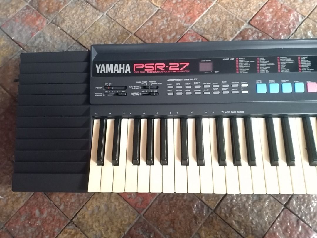 Yamaha PSR27 Keyboard, Hobbies & Toys, Music & Media, Musical