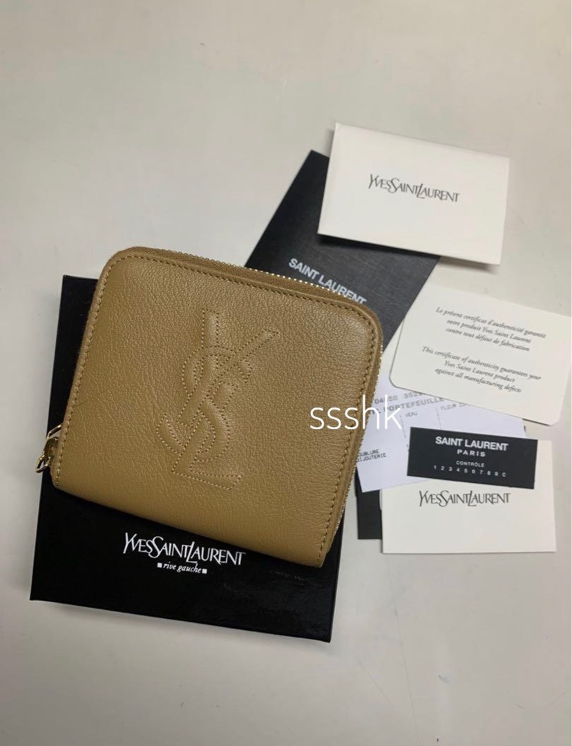 YSL Zipped Compact Wallet, Women's Fashion, Bags & Wallets, Wallets