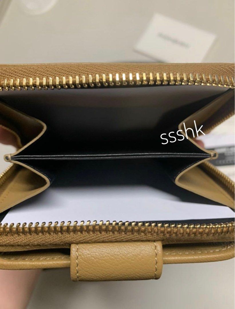 YSL Zipped Compact Wallet, Women's Fashion, Bags & Wallets, Wallets