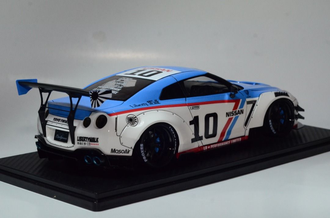 1:18 Ignition Model Nissan GT-R R35 Liberty Walk Type 2 Cosmics Livery ...