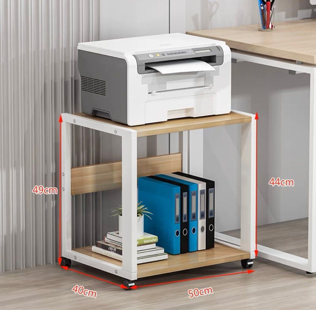 Printer/Multi Purpose Rack/Available in Walnut White or Full Black