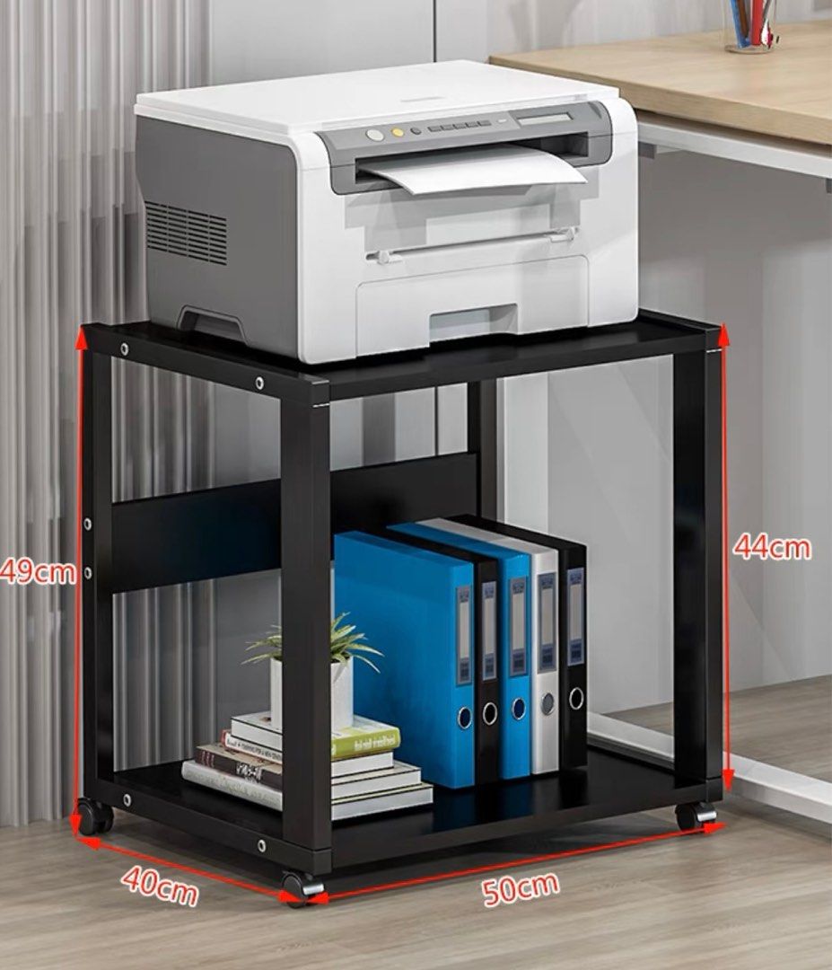 Printer/Multi Purpose Rack/Available in Walnut White or Full Black