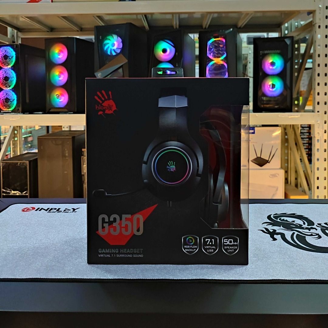 A4TECH GAMING HEADSET BLOODY G350, Audio, Headphones & Headsets on ...
