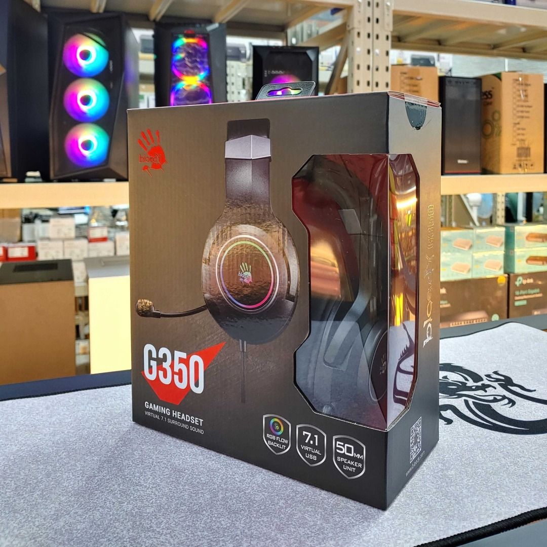 A4TECH GAMING HEADSET BLOODY G350, Audio, Headphones & Headsets on ...