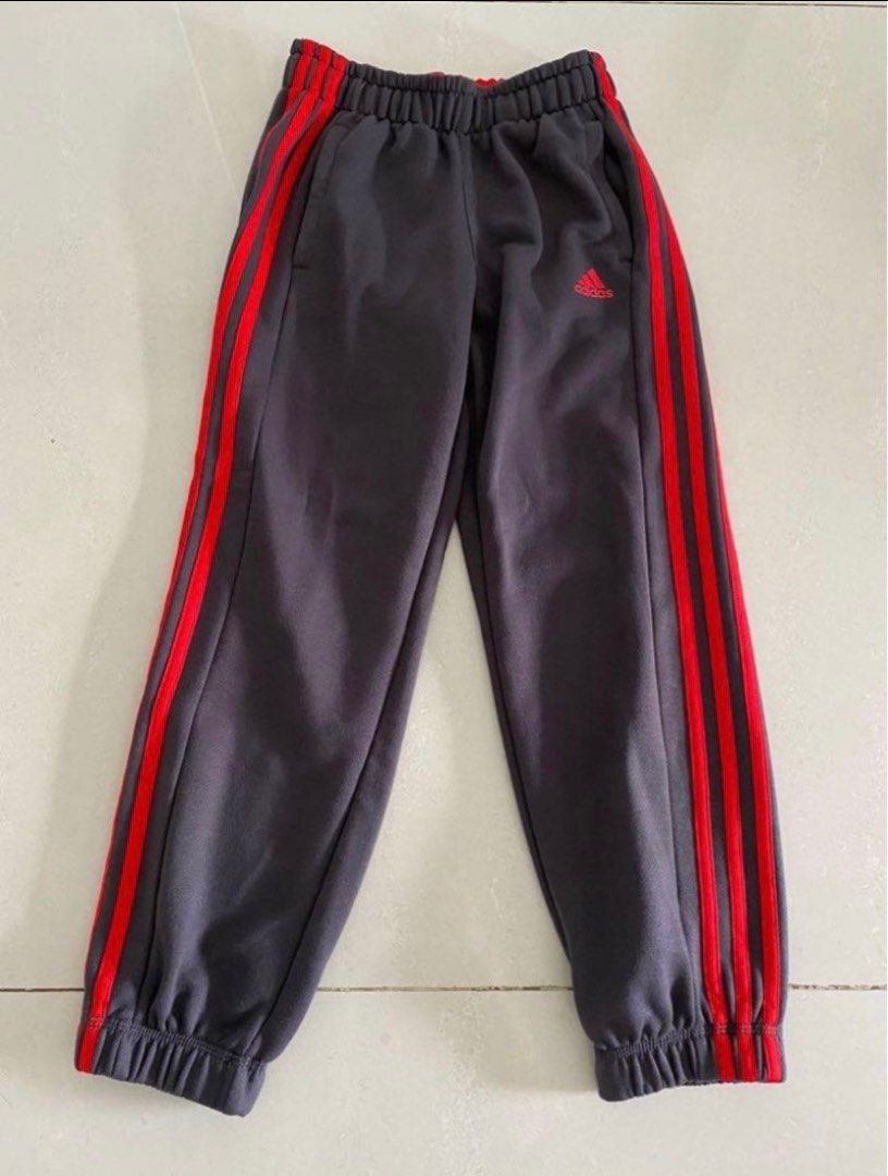 Red adidas training pants store