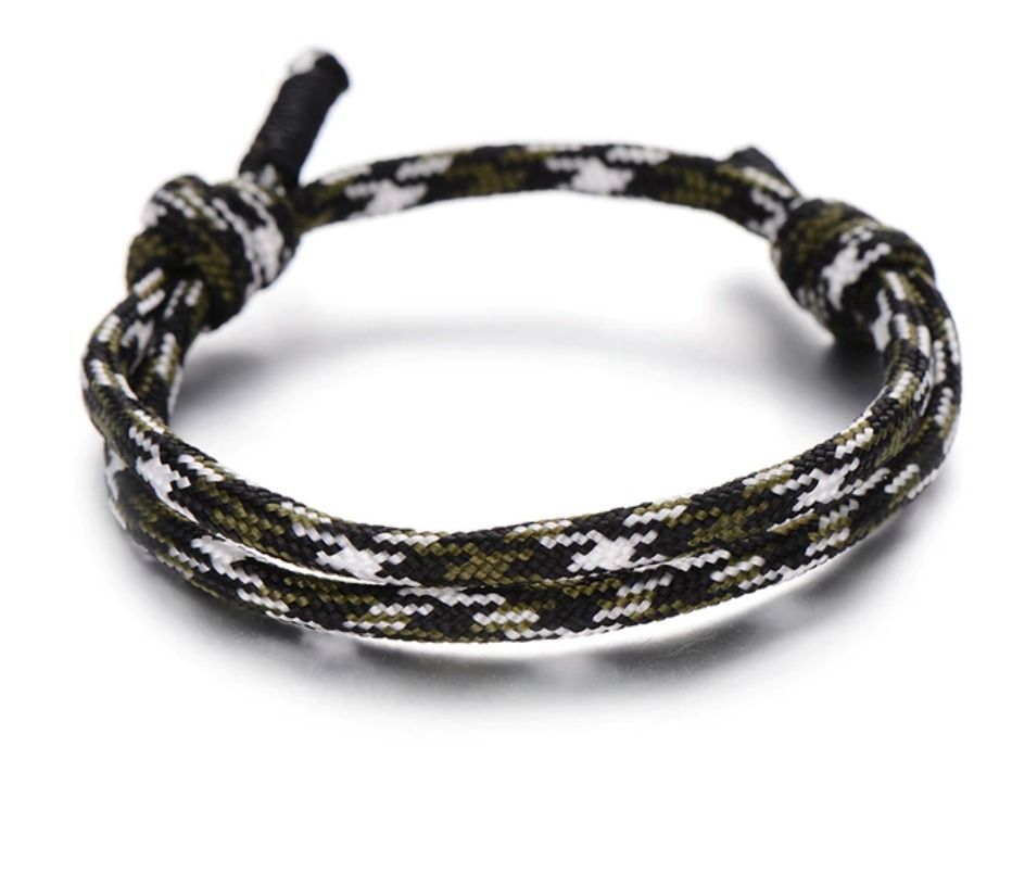 Adjustable Paracord Rope Bracelet 2023 NEW DESIGNS x 5