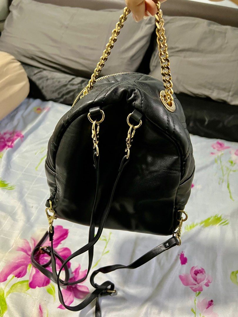 Gold hotsell chain backpack