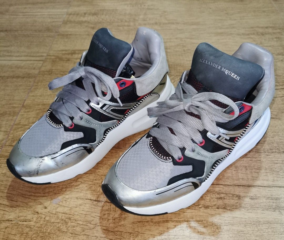 Alexander mcqueen hot sale patchwork runner