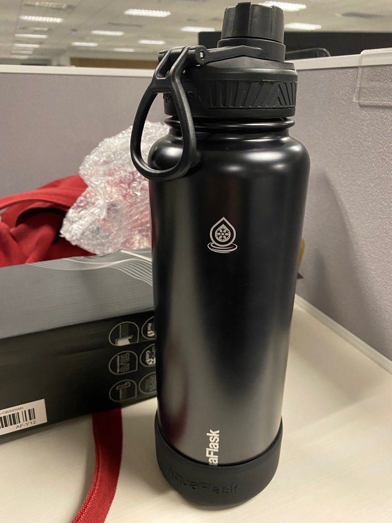 AquaFlask Tumbler Obsidian 40oz Brand New, Furniture & Home Living