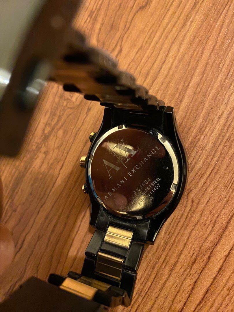 Armani Exchange Watch Black