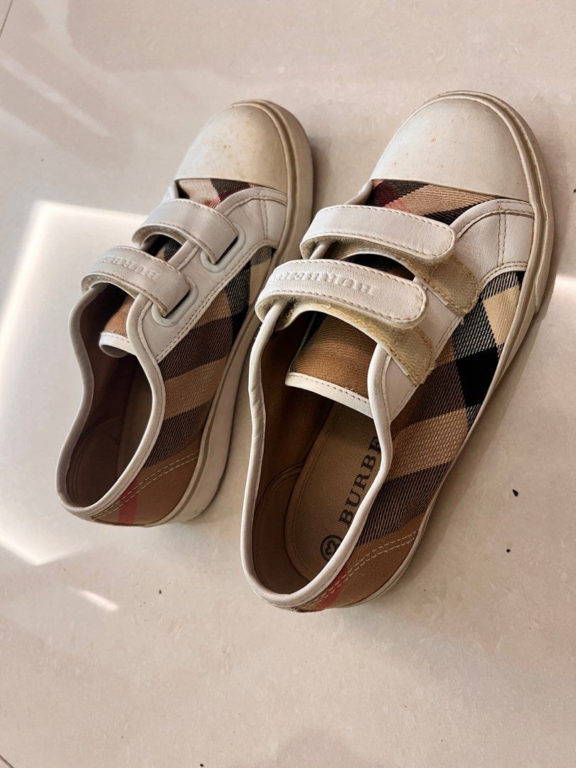 Authentic* Burberry sneakers size 33, Luxury, Sneakers Footwear