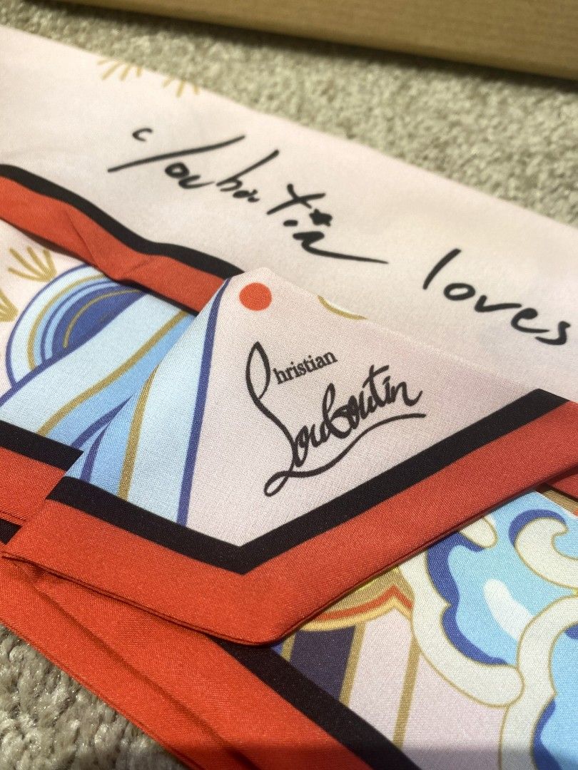 Louboutin scarf hot sale