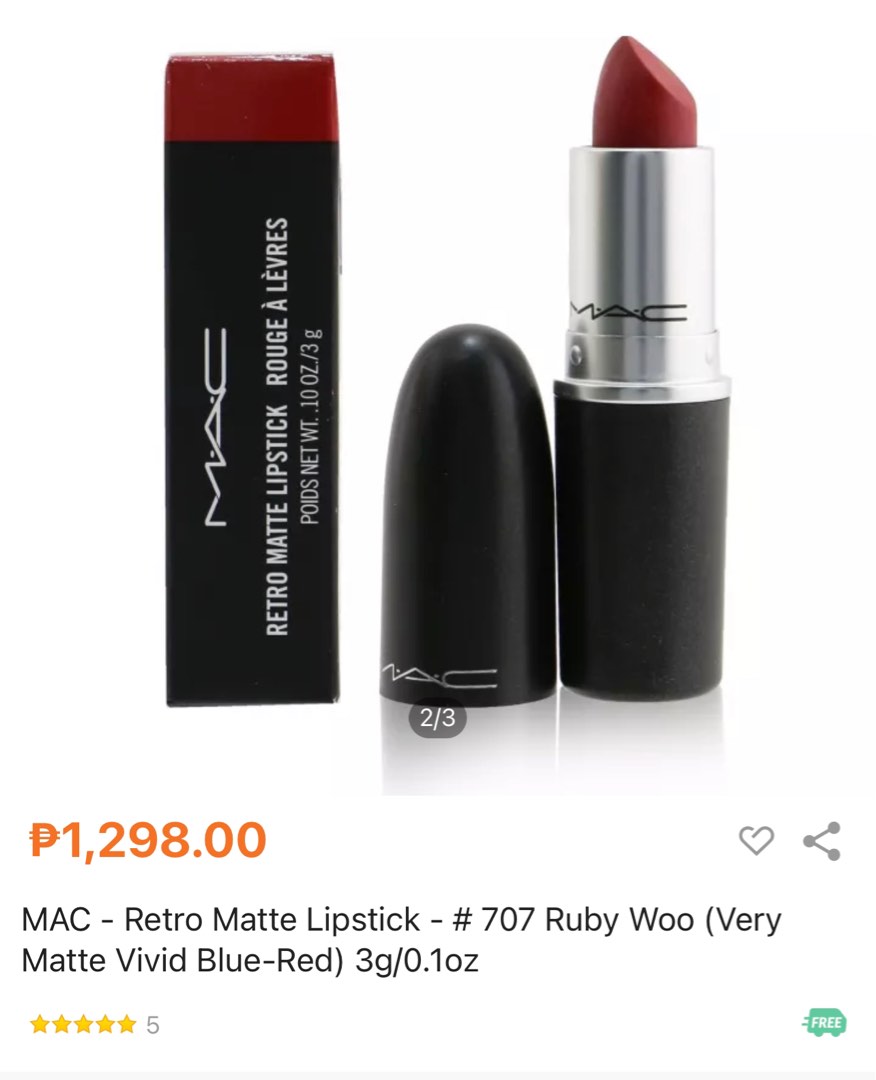 ORIGINAL mac matte lipstick in YASH, Beauty & Personal Care, Face, Makeup  on Carousell