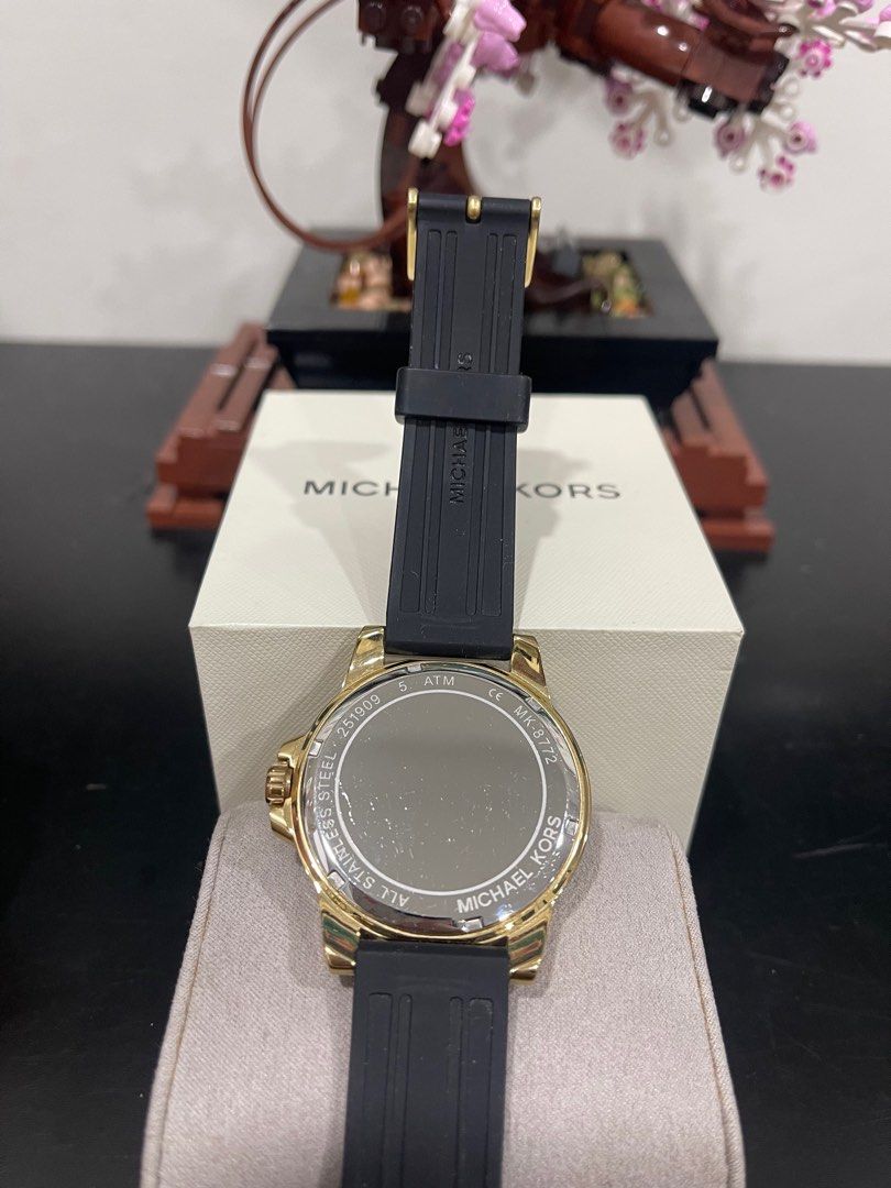 AUTHENTIC MICHAEL KORS MK8772 ABBOTT STAINLESS STEEL WATCH