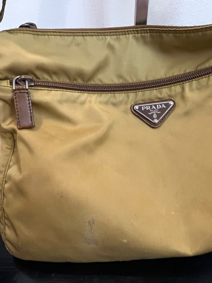 Authentic Prada Nylon Sling Bag, Luxury, Bags & Wallets on Carousell