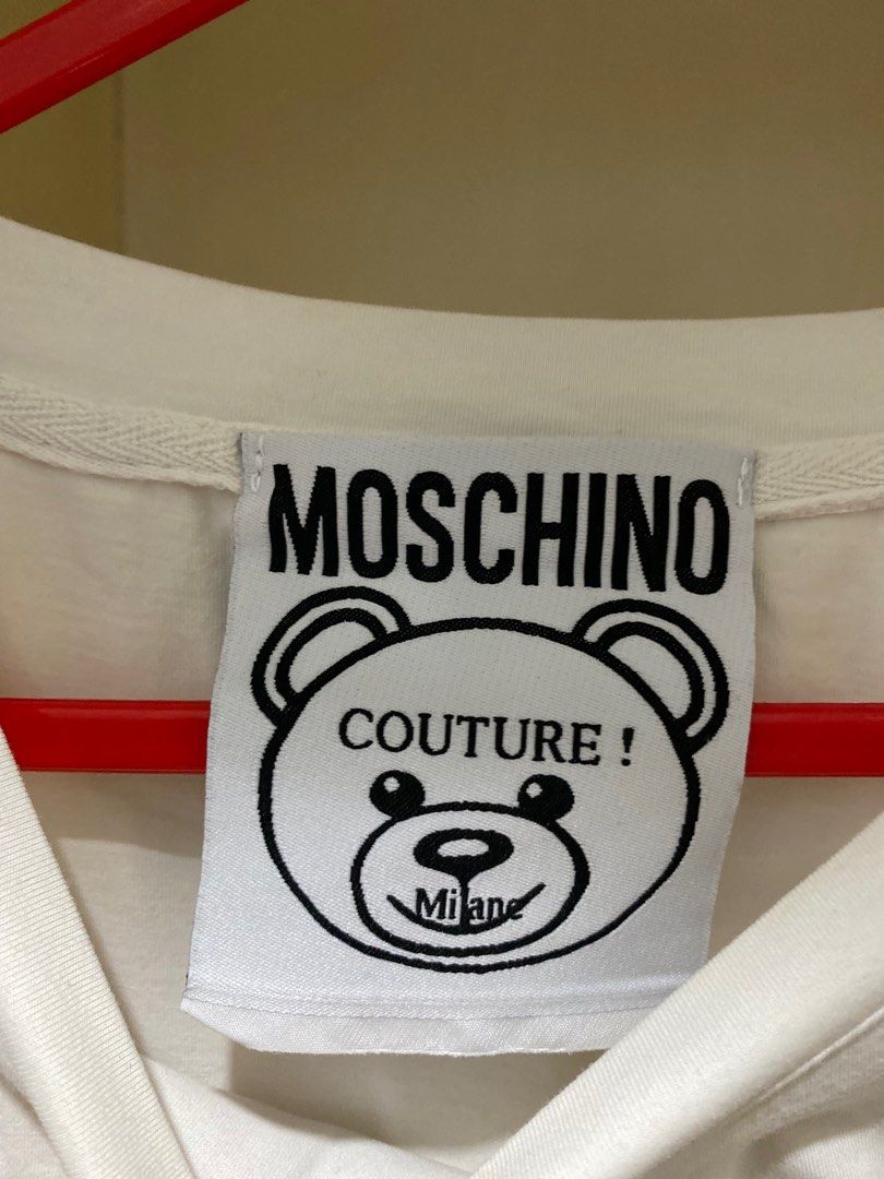 Baju Moschino Putih, Women's Fashion, Women's Clothes, Tops on Carousell