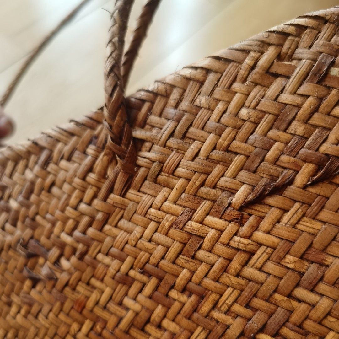 Balinese style Rattan Woven Bag, Women's Fashion, Bags & Wallets, Beach