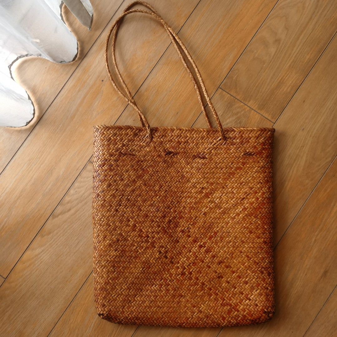 Rattan woven 2025 bag