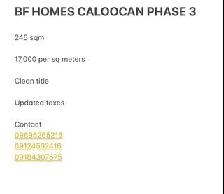 BF Homes Caloocan Phase 3