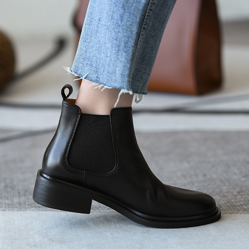 All black sale boots womens