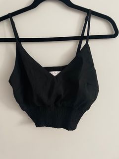 Black crop top
