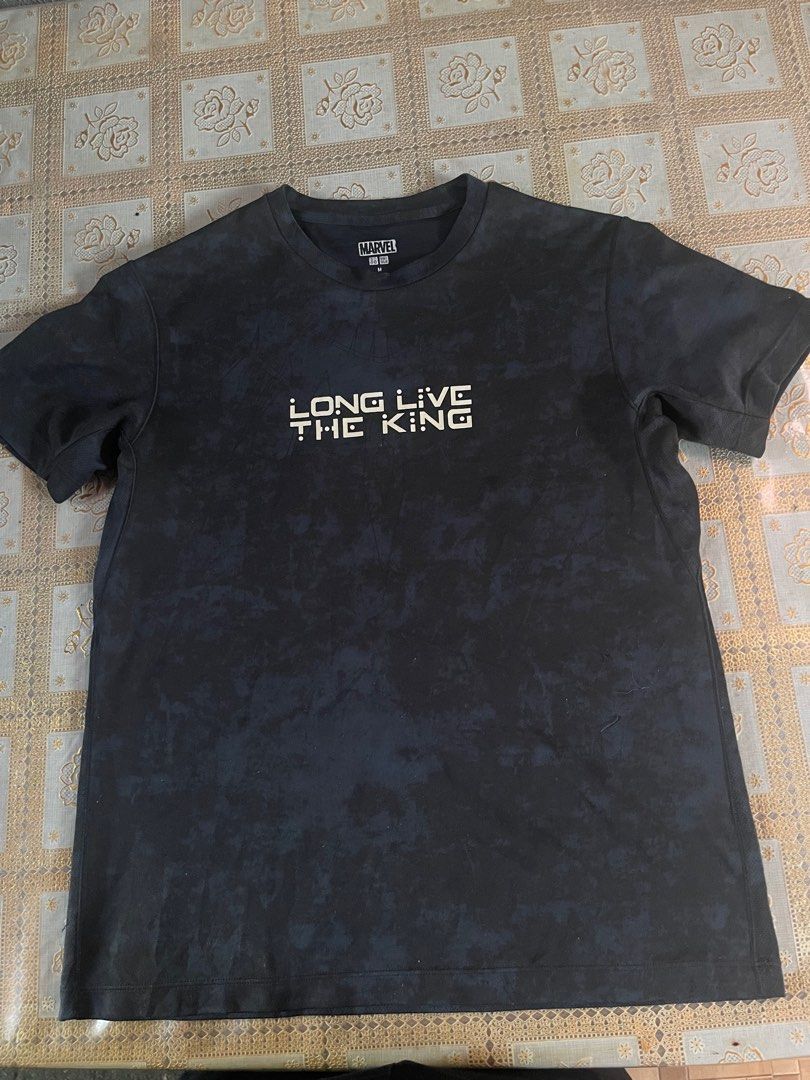 Black Panther Uniqlo drifit tshirt Men s Fashion Tops Sets