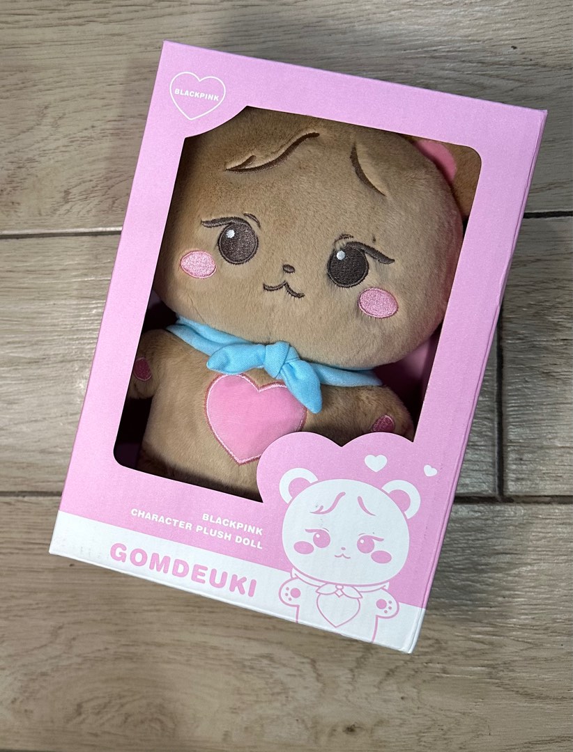 BlackPink Character Plush Doll Gomdeukki, Hobbies & Toys, Memorabilia