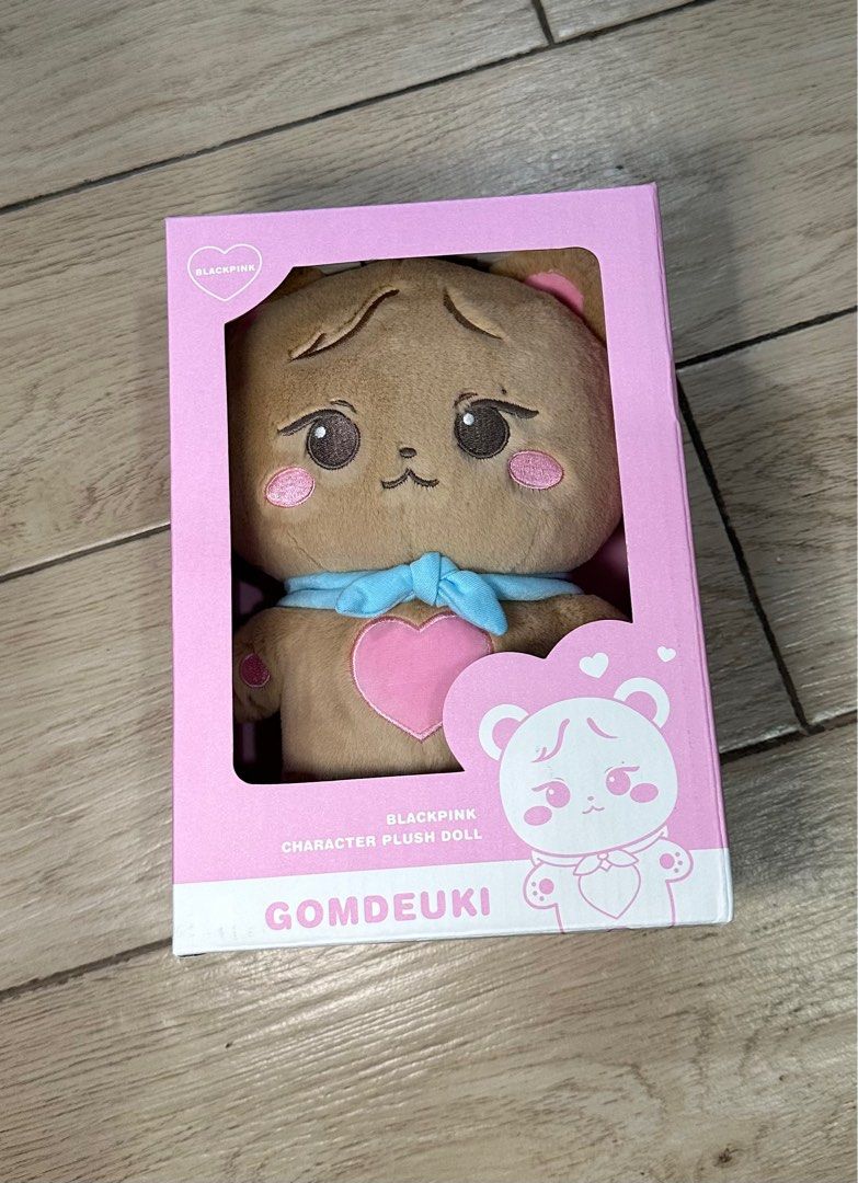 BlackPink Character Plush Doll Gomdeukki, Hobbies & Toys, Memorabilia