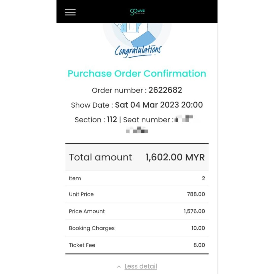 Blackpink Malaysia Concert Ticket Cat 3, Tickets & Vouchers, Event
