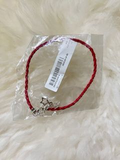 Bracelet or Anklet Red with Star